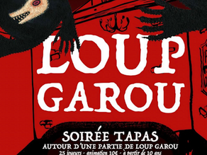 Soirée Tapas, Loup Garou, animée par Boogaloo