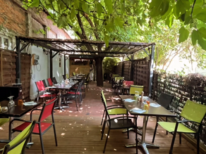 Le patio ombragé