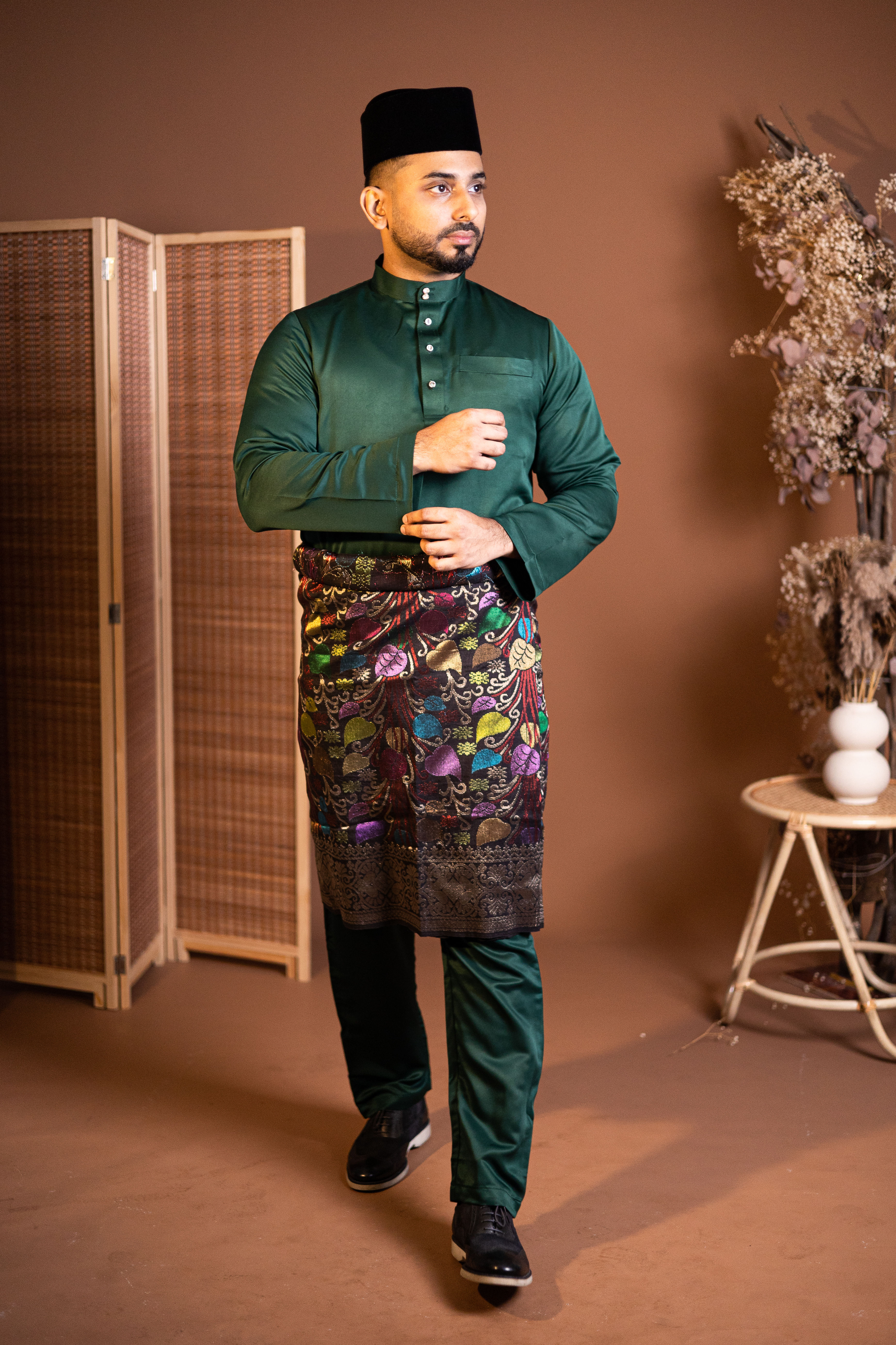 Baju Melayu - Emerald Green