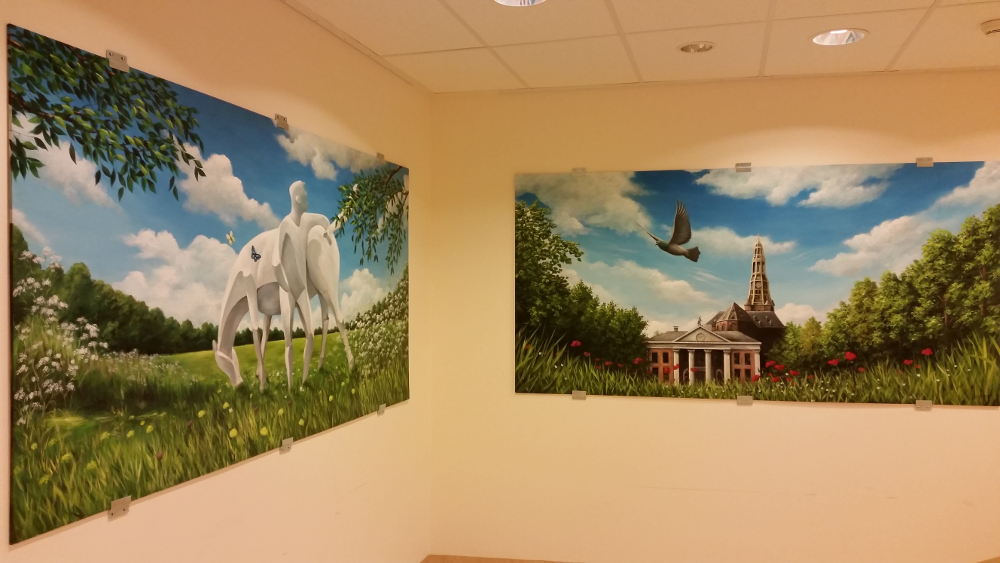 Muurschildering: Groningse iconen — UMC Groningen