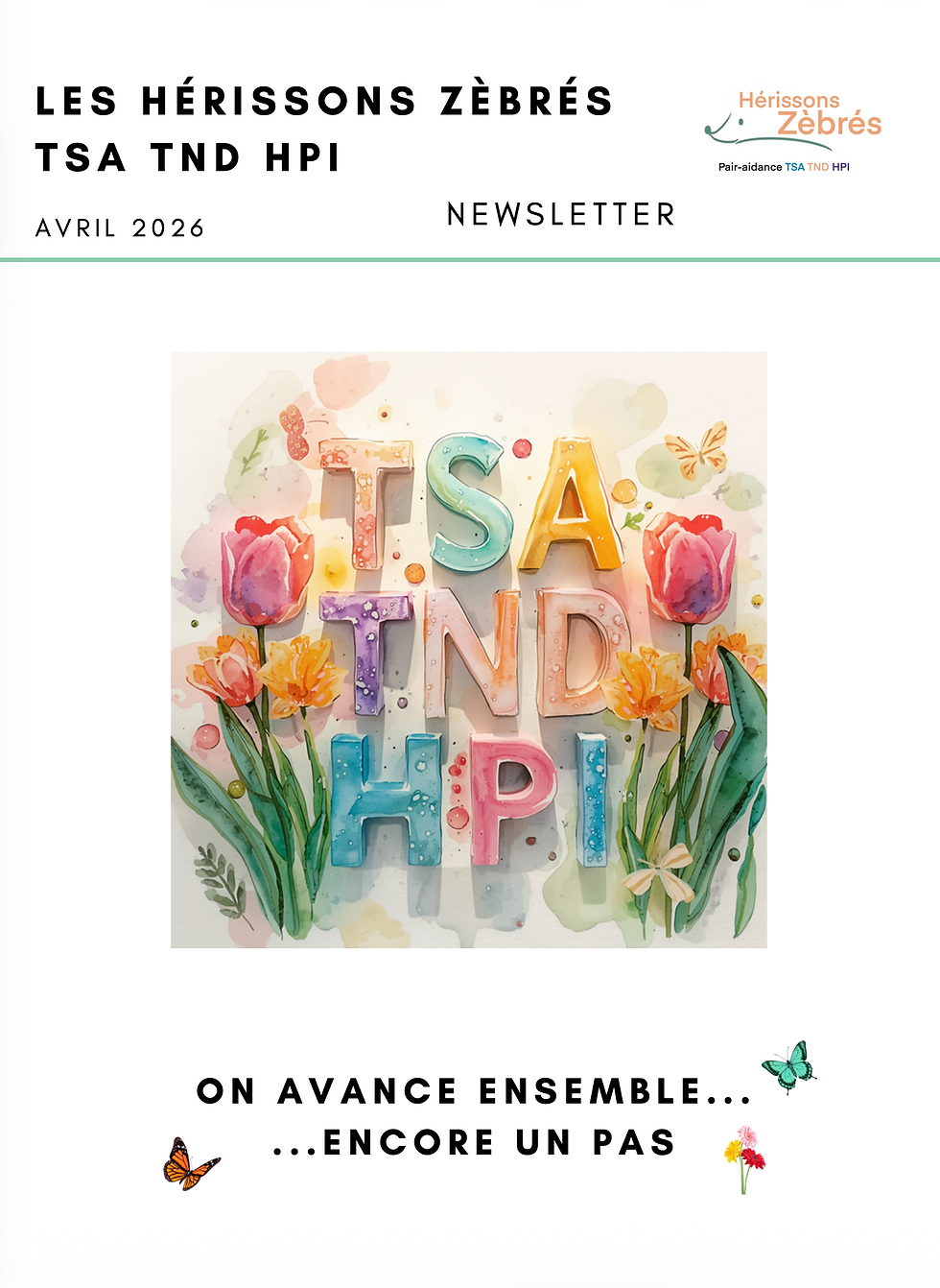 La newsletter du printemps 2026 est arrivée!