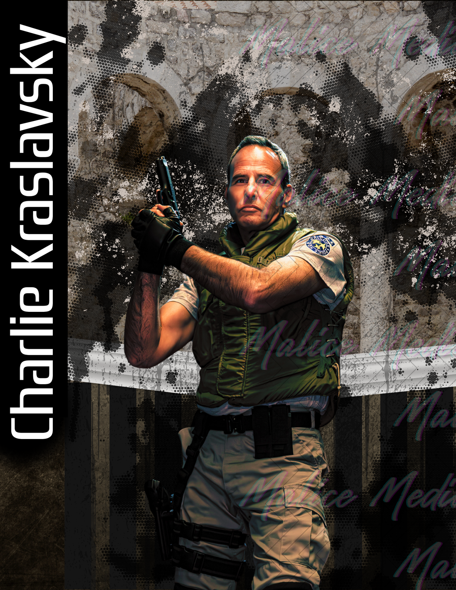 Chris Redfield Returns – Charlie Kraslavsky Tribute Print