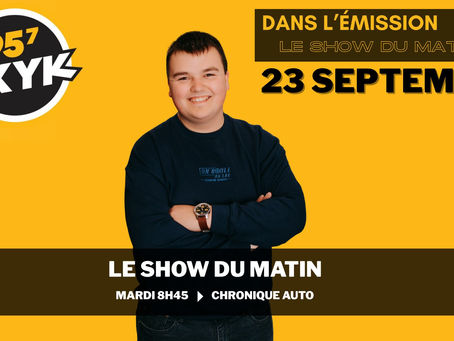 « On ne doit pas acheter, les yeux fermés peu importe l'année du véhicule » - Chronique radio 23 Septembre 2025.