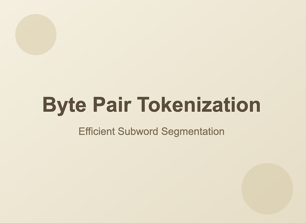 Byte Pair Encoding: Cracking the Subword Code