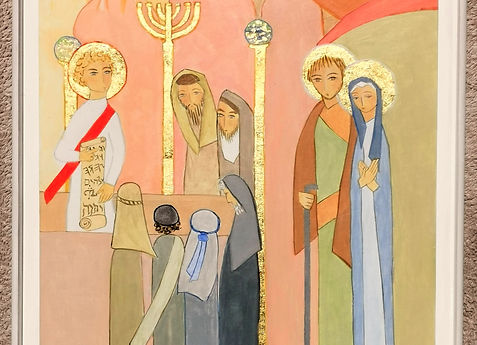 Le recouvrement de Jésus au temple.