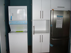 Centro de lavado oculto en cocina Del Valle