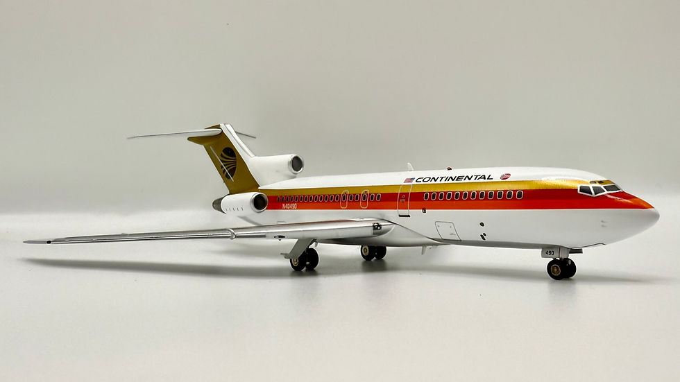 Inflight200 Continental Airlines 727-100 N40490 "Black Meatball"