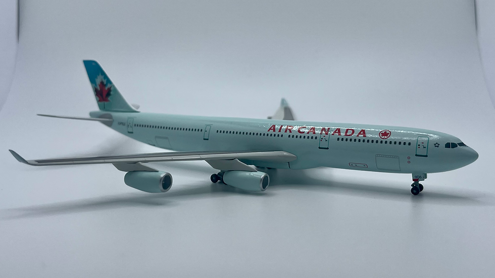 Dragon 1400 Air Canada A340300 “Toothpaste Livery; Partial Terminal