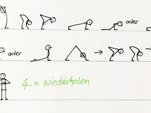 Yogastunden zeichnen trainiert Kreativität, Fantasie und Körperbewusstsein
