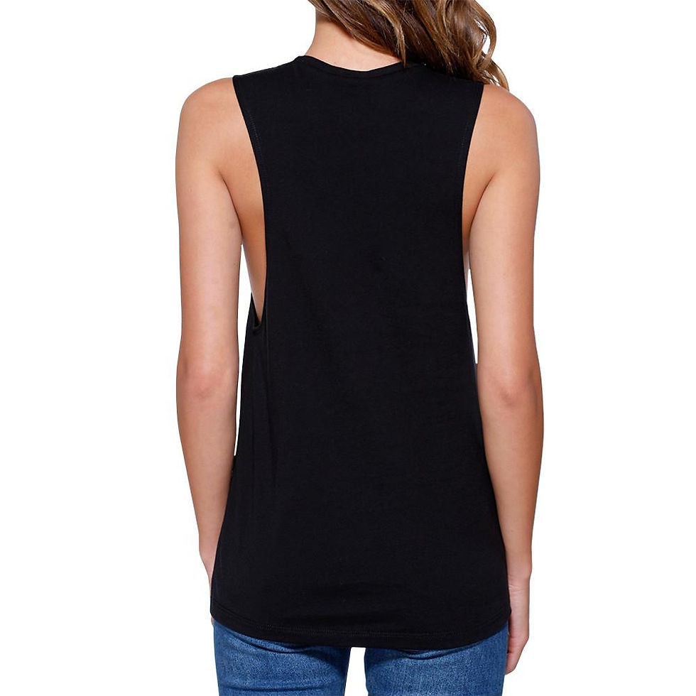 Pikkukuva: Gym Hair Don't Care Work Out Muscle Tee Cute Workout Sleeveless Tank