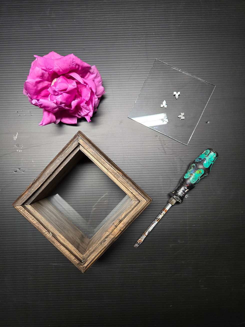 Thumbnail: Flower Preservation Shadow Box Display Frame, Single Flower or Bouquet Showcase