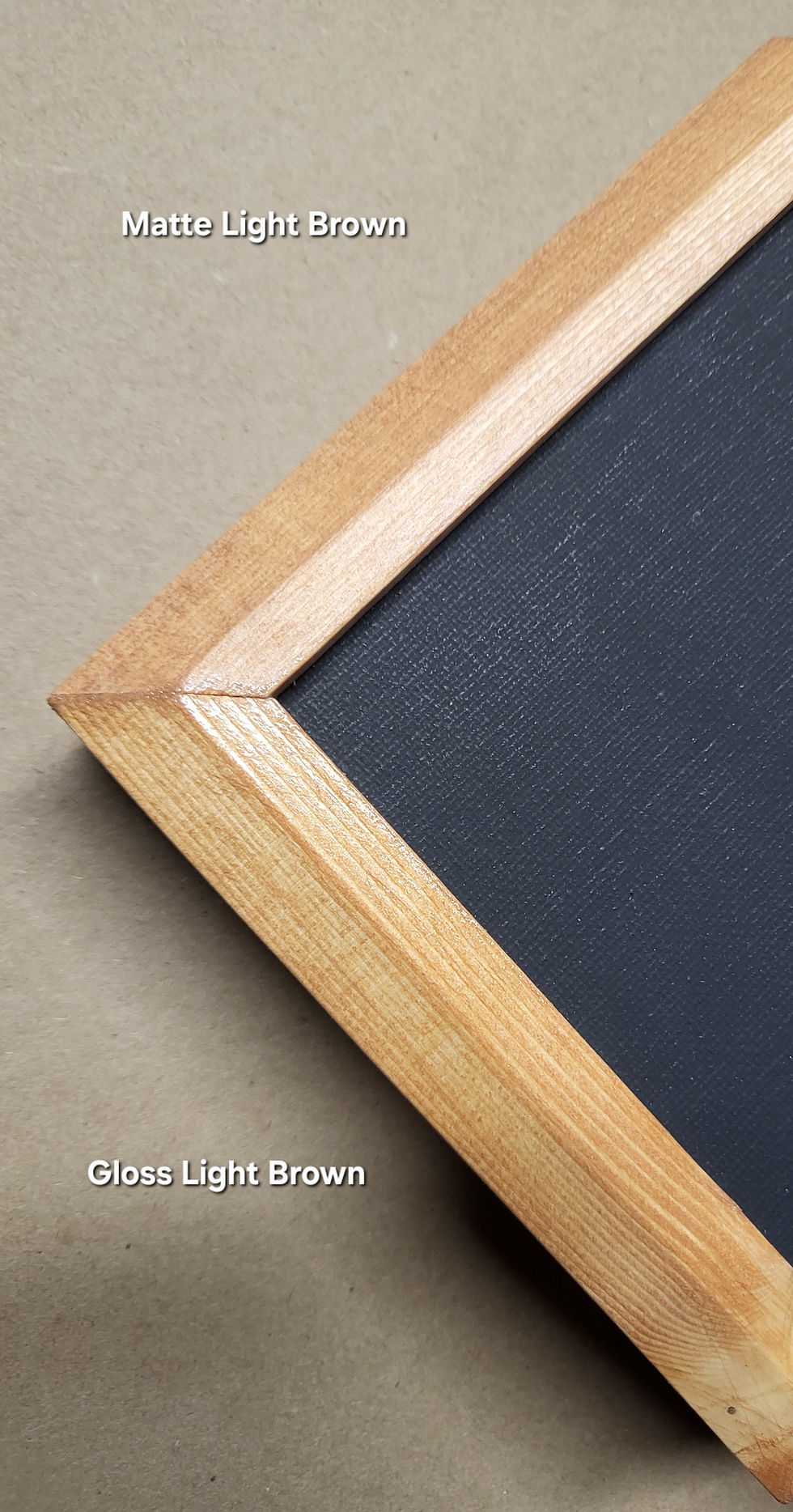 Thumbnail: Wood Panel Frame Assembly-3/4" Border with Bevel, Made-to-Order Frame