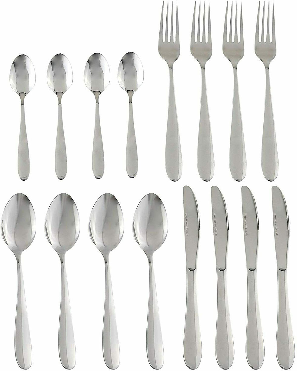 Thumbnail: 16pc Stainless Steel AMALFI Cutlery Set