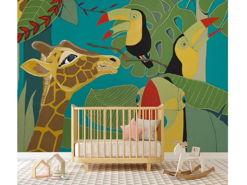 Jungle Cancans chambre enfant