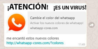 Cuidado con falso WhatsApp de colores, es un virus
