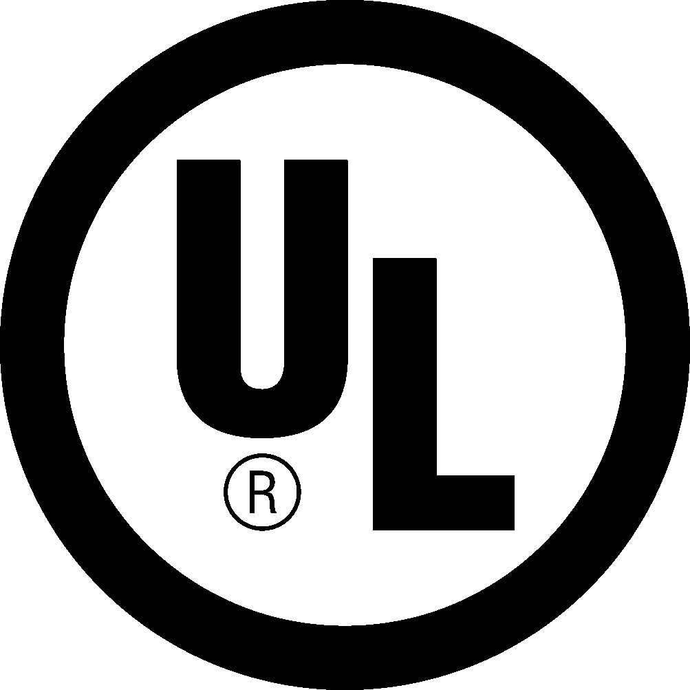 UL symbol
Underwriters Laboratories