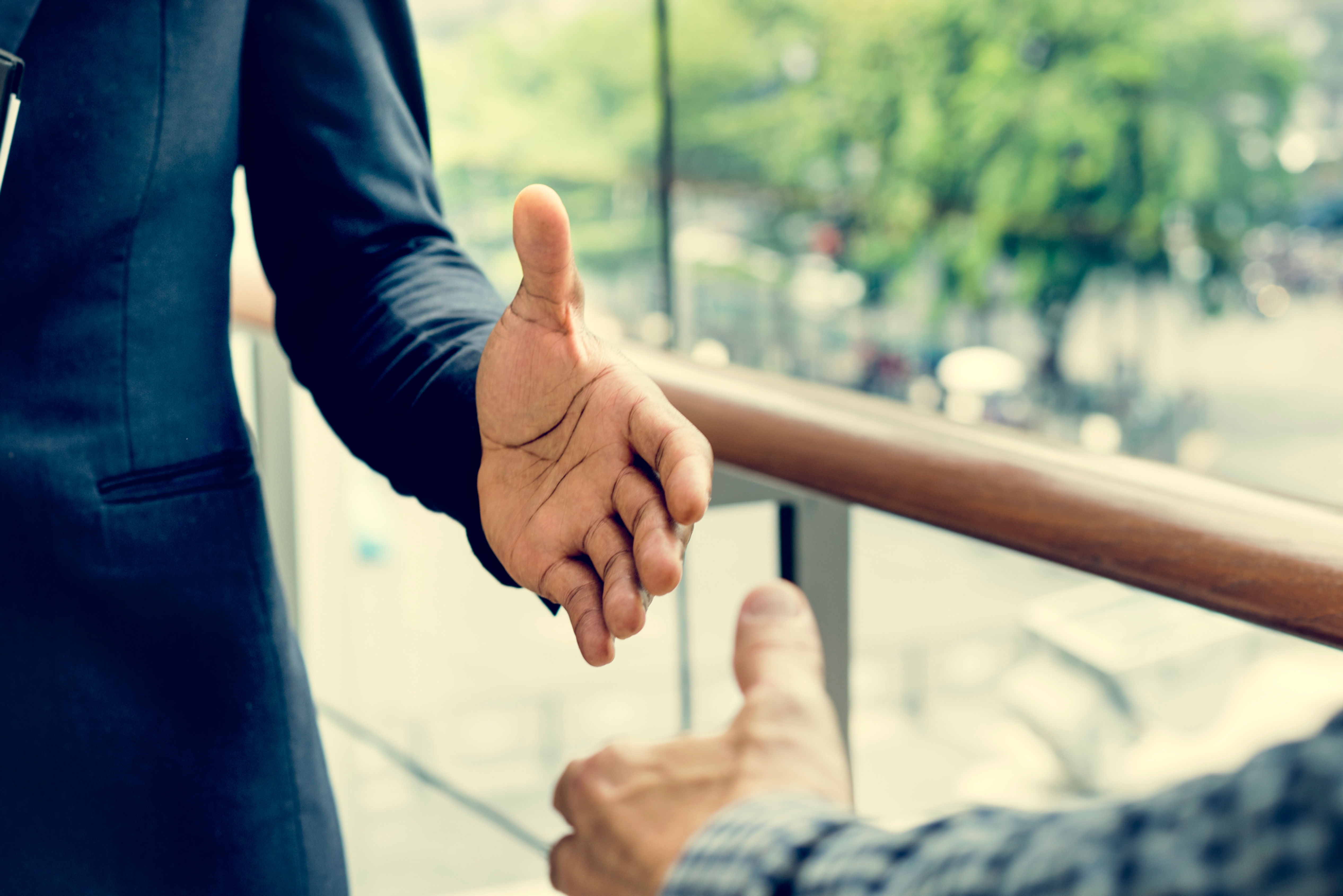 showing start of relationships for improved corporate health and mental health