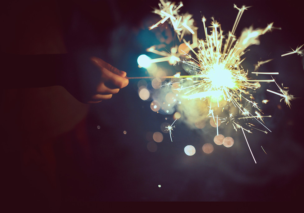 Sparkler In Hand