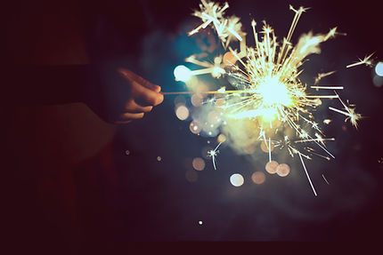 Sparkler In Hand