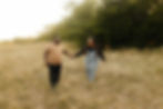 couple during engagement photos at Arbor Hills Nature Preserve in Plano