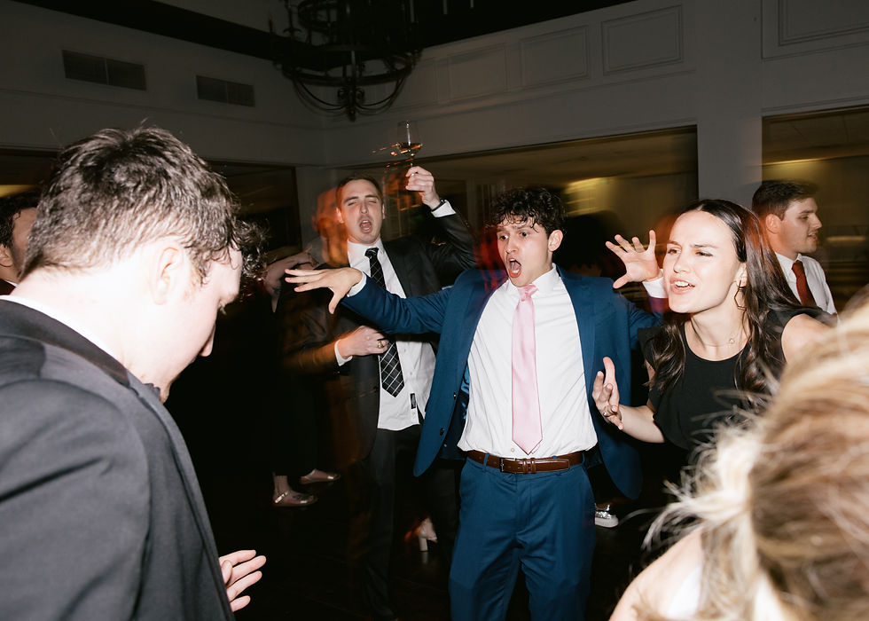timeless documentary style dance photos during reception from catherine and spencer's wedding at brookhaven country club taken by morgan reed photography