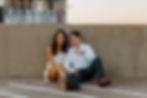 engagement photos downtown fort worth parking garage rooftop
