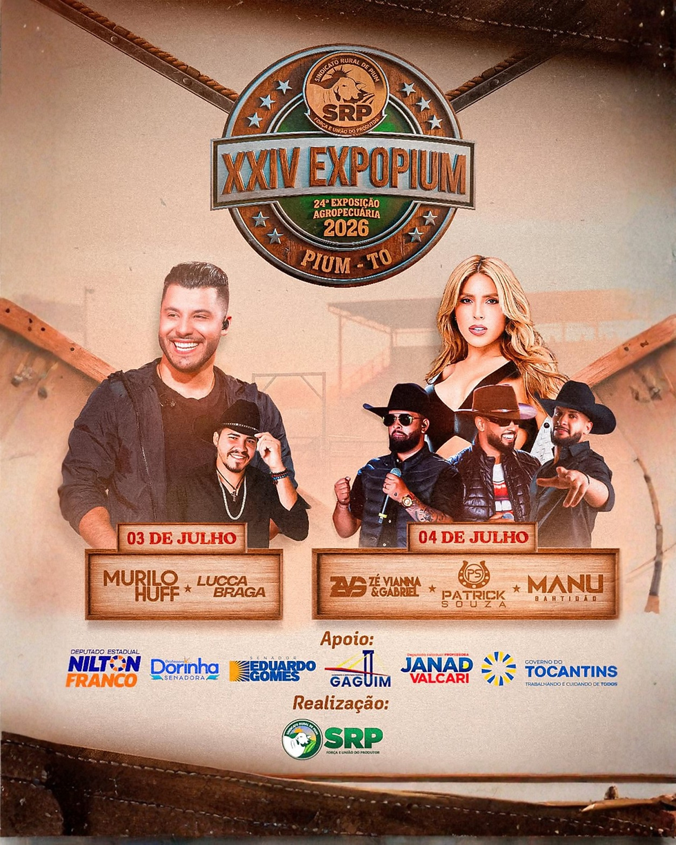 XXIV ExpoPium 2026 começa nesta sexta com rodeio e grandes shows nacionais