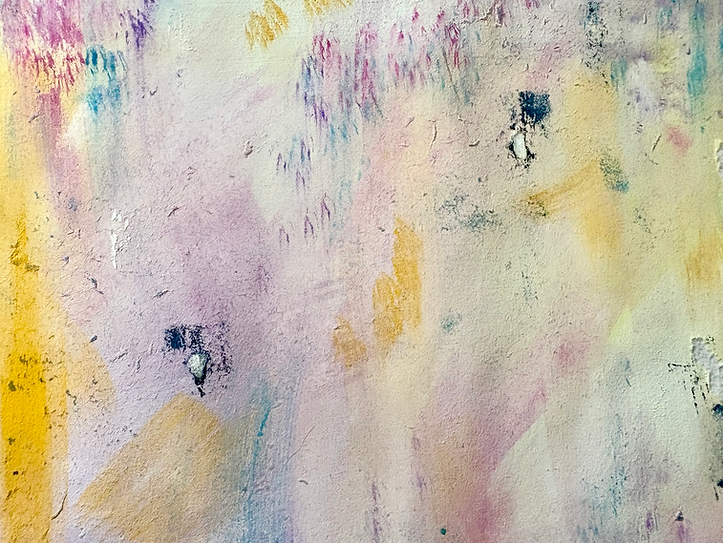 Watercolour panting, of blended pastel colours