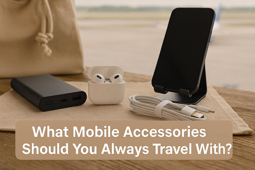 What Mobile Accessories Should You Always Travel With?