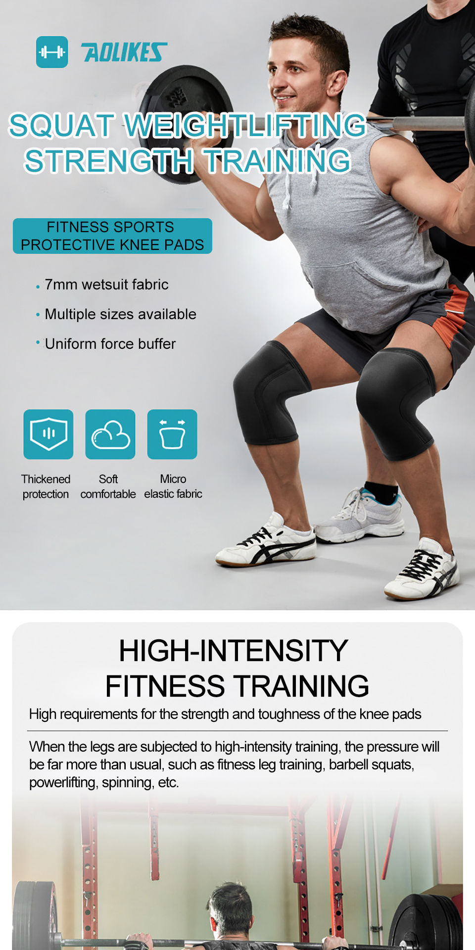 Thumbnail: IronTitan Heavy-Duty Knee Sleeves
