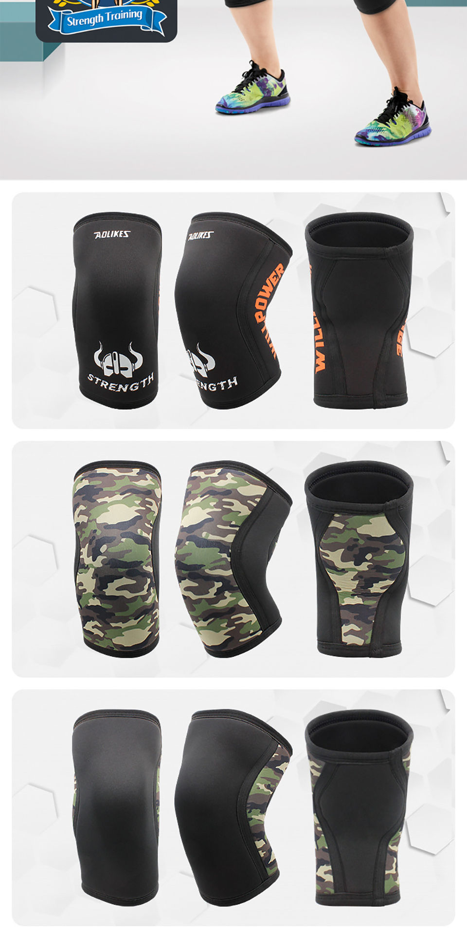 Thumbnail: IronTitan Heavy-Duty Knee Sleeves