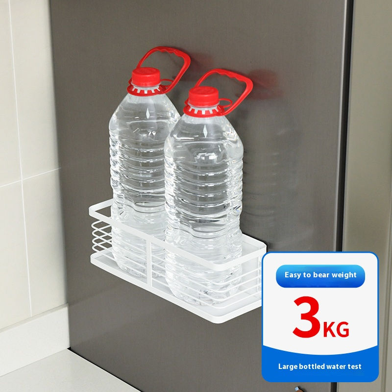 Magnetic shelf for kitchen storage