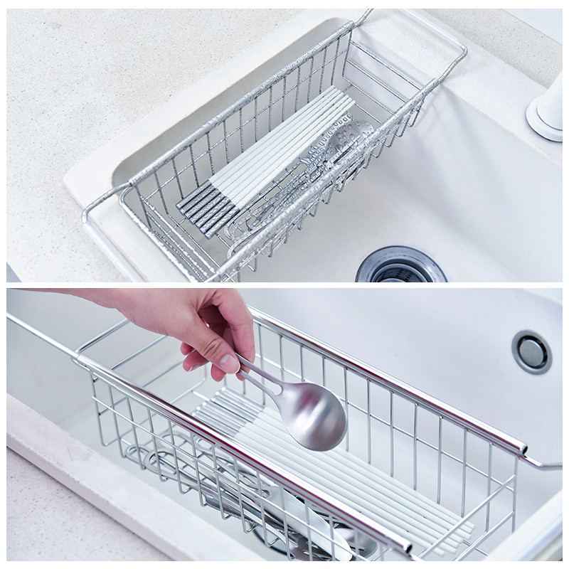 Space saving countertop rack for kitchen use