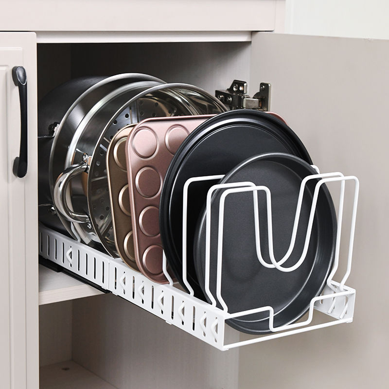 multi layer pull out basket for kitchen storage