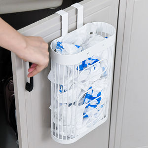 Garbage bag hanging rack