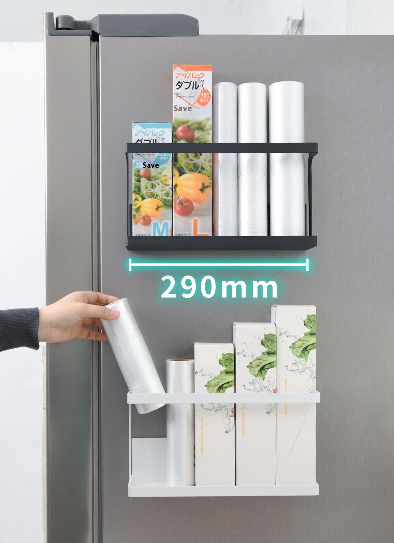 Wall mounted magnetic storage rack