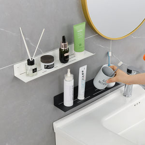 Bathroom storage rack wall mounted organizer for toiletries