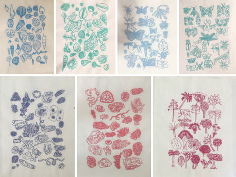 EDUCATION - screen printing workshop - TZ's fauna & flora