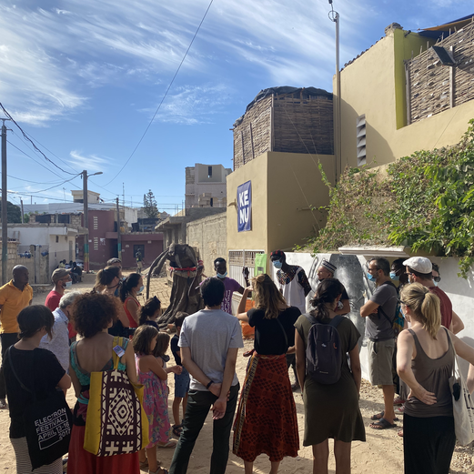 SENSIBILIZATION - Ñun Waa Kam -Promenades - doxantu dans le village lébu