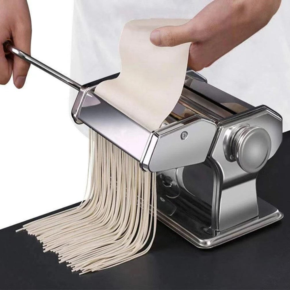 @home Hand Crank Pasta Machine with Cutter Attachments