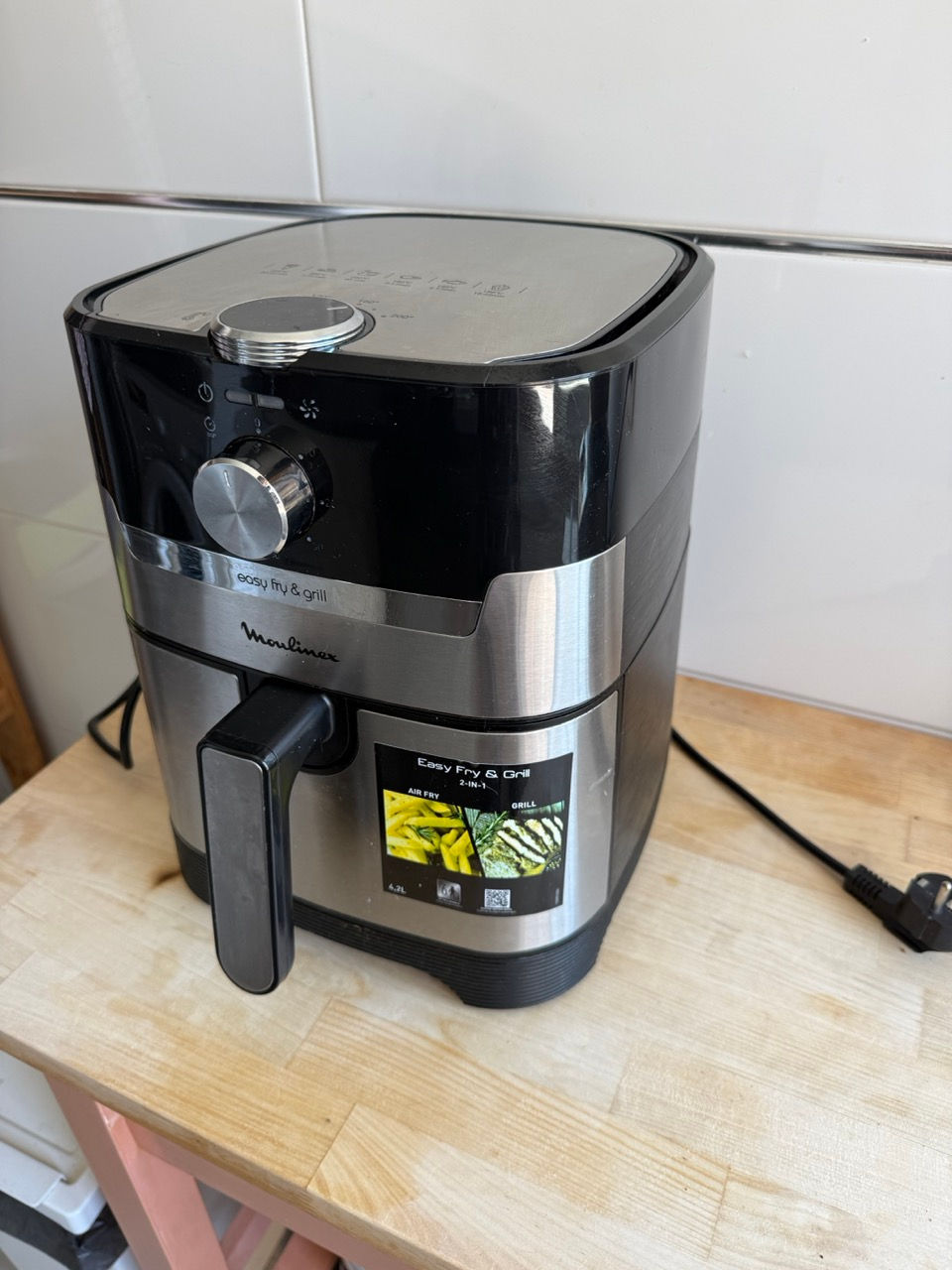 Thumbnail: Moulinex Easy Fry & Grill Classic 2 in 1 Air Fryer and Grill