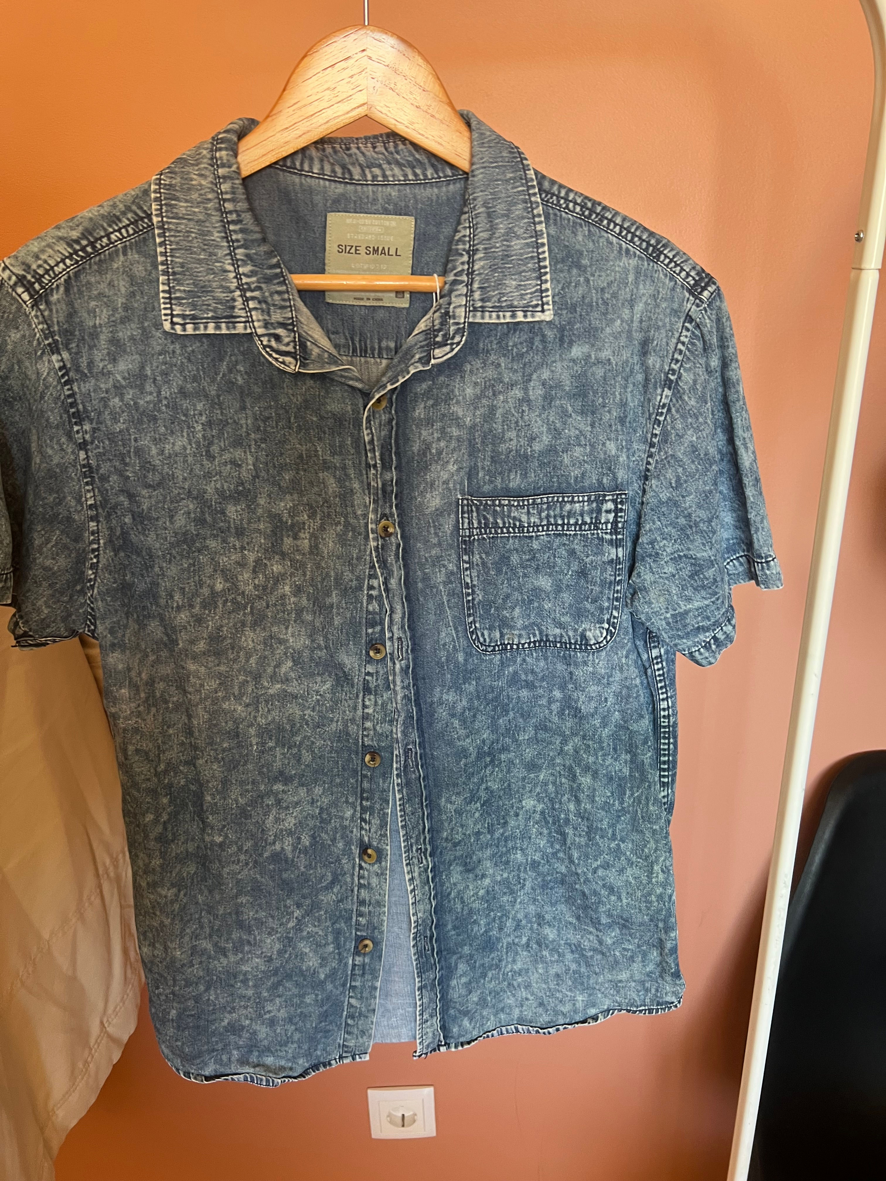 Cotton On Acid Wash Denim Shirt