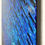 Miniatura: Peinture bleue iridescente vue de coté