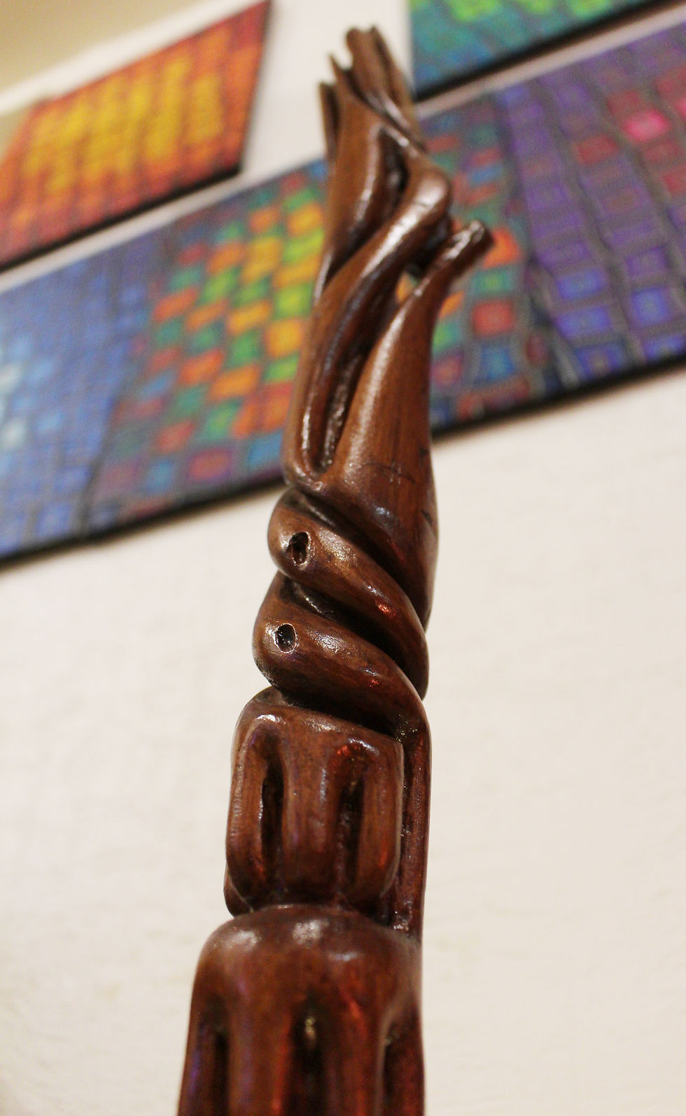 Miniatura: Scultura contemporanea Totem astratto