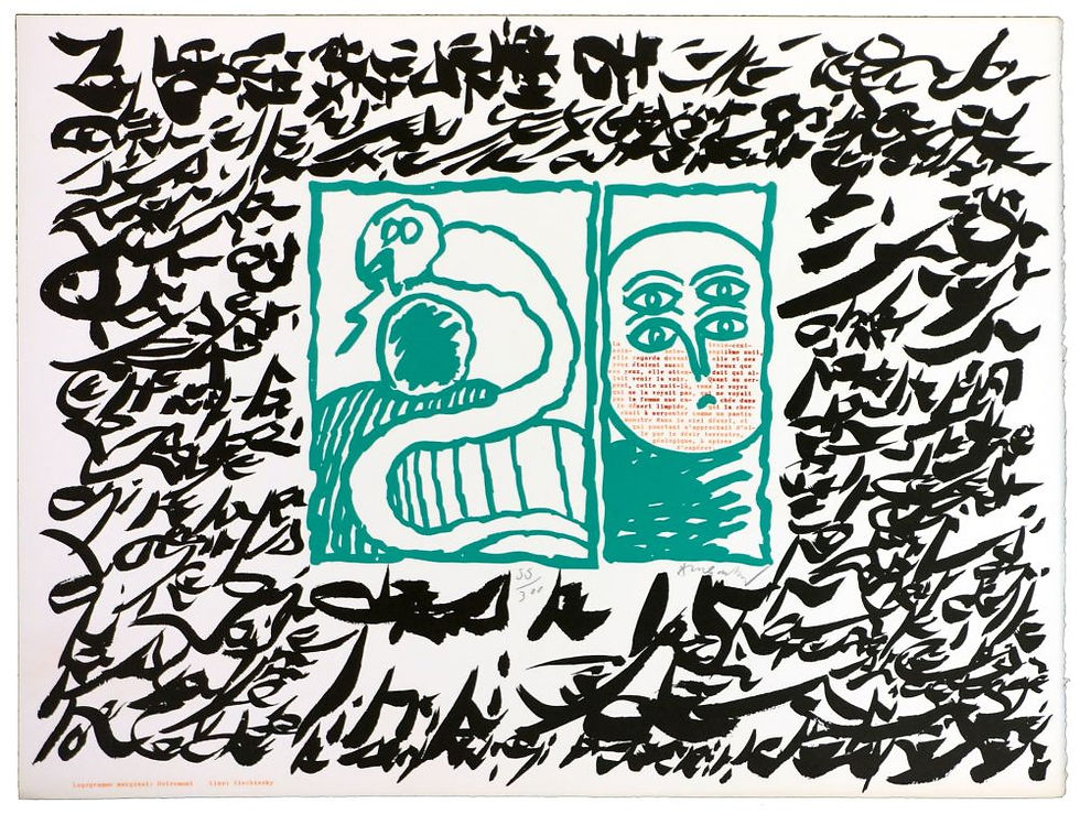Christian DOTREMONT - Linolog II, 1972