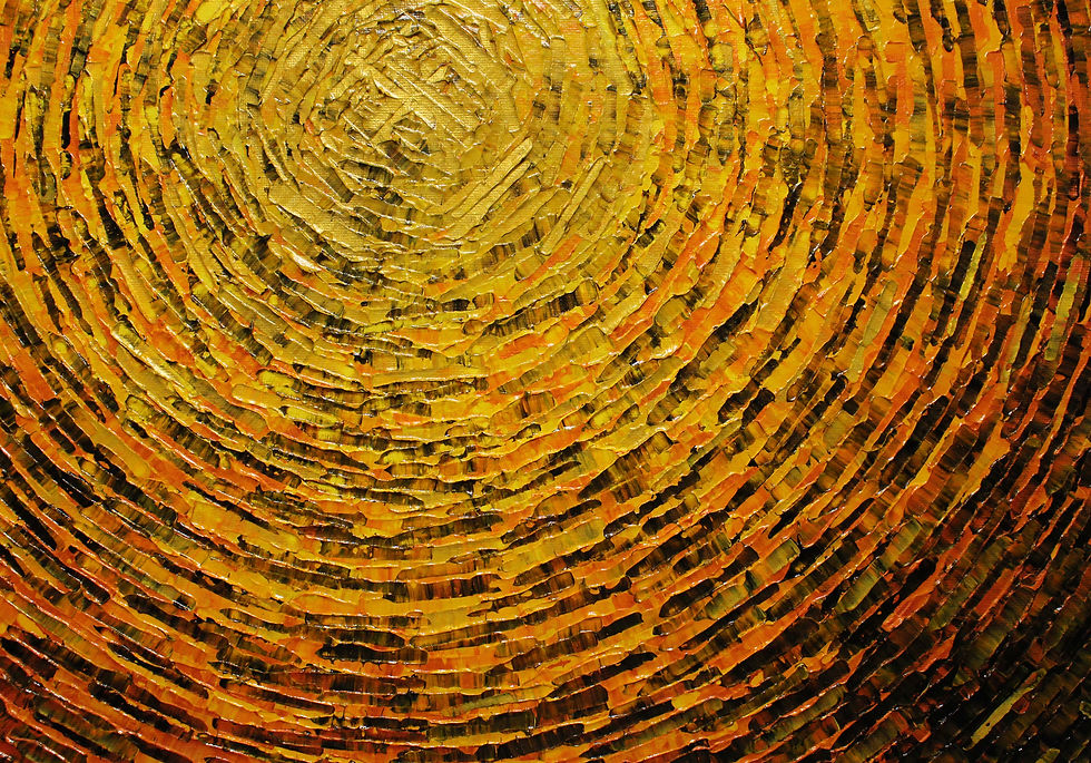 Thumbnail: Knife painting Orange yellow color shine