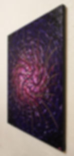 Miniature : Peinture contemporaine Sens violacé