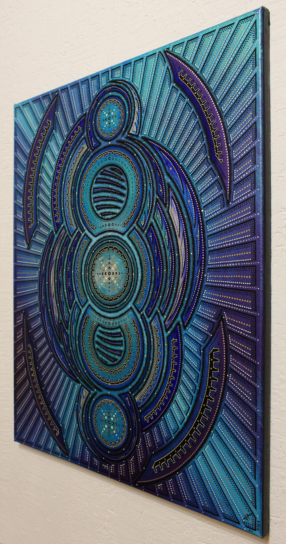 Miniature : Cycle bleu iridescent