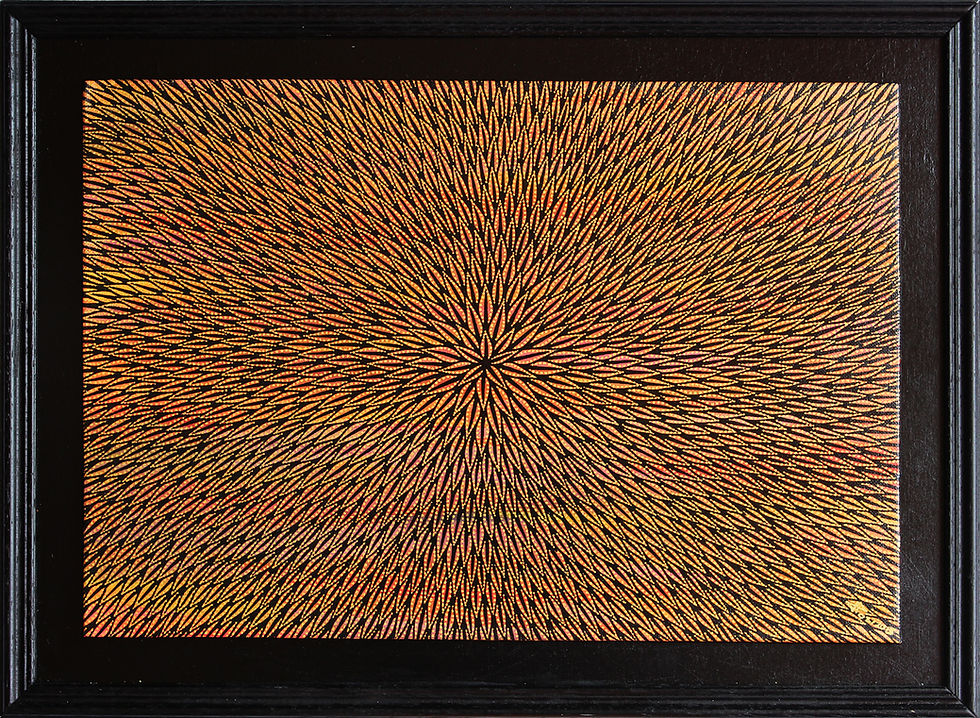 Miniatura: Tableau contemporain : Floral Color