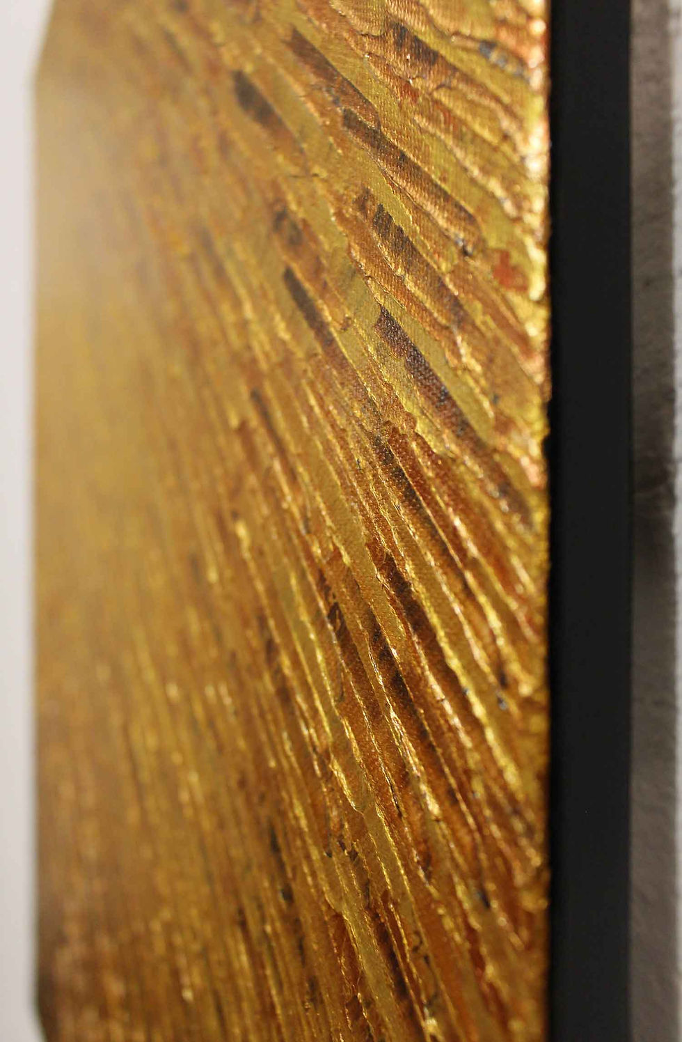 Miniatura: Peinture moderne Texture couteau or